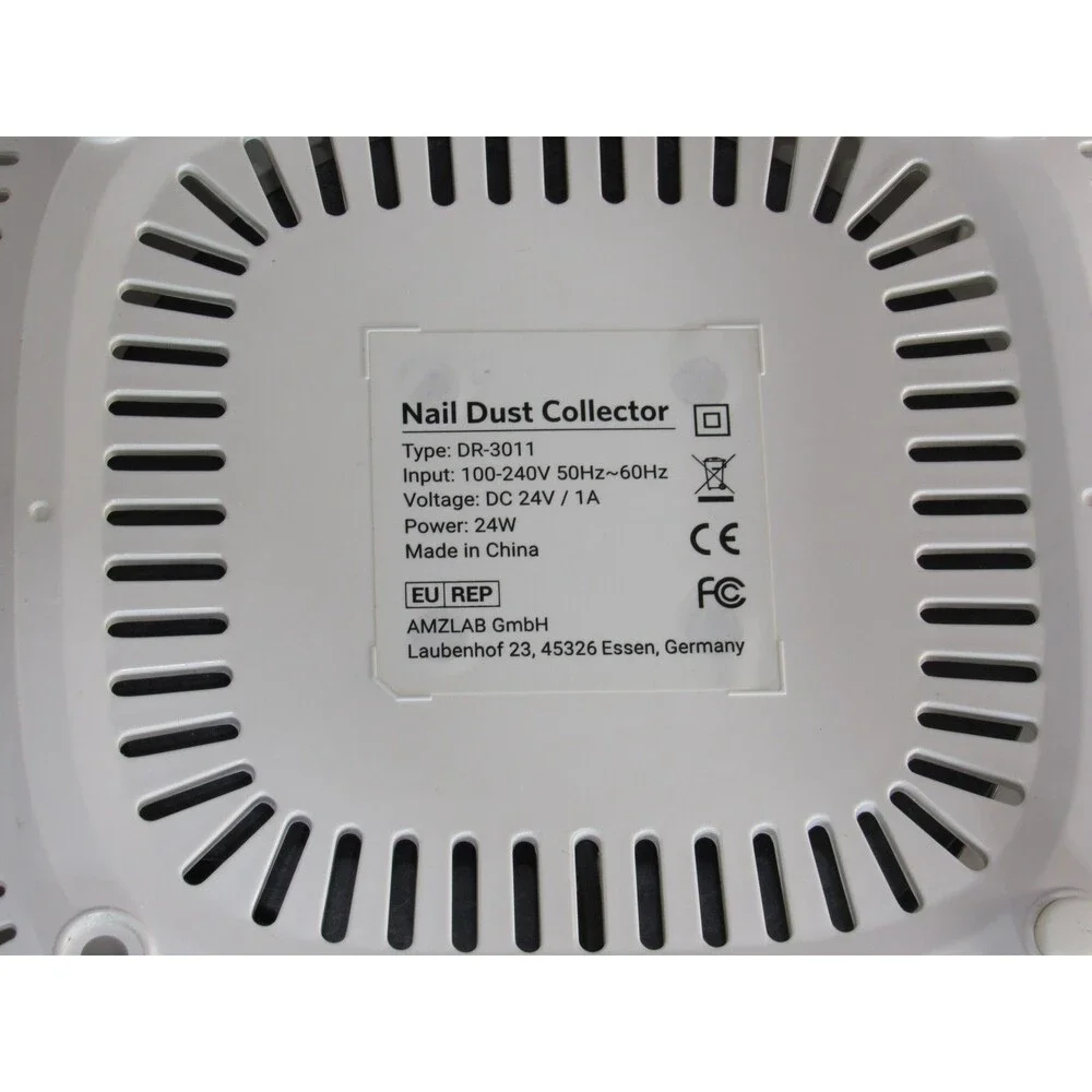 MelodySusie DR-3011 Nail Dust Collector Vacuum Fan Extractor Manicure Pedicure